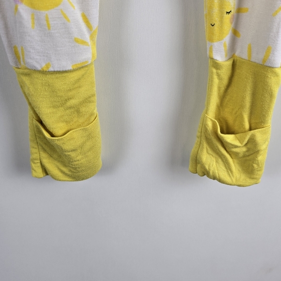 Little Sleepies Sunshine Infant Bamboo Zippy Pajamas 6-12mo Boy Or Girl - Picture 6 of 10